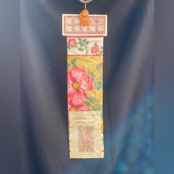 76 (VC) Vintage. Collectible. Alberta. Linen. Wall Hanging. Canadiana. - Picture 5 of 6